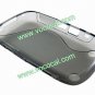 S Line TPU Protective Case Cover Skin for BlackBerry Curve 9220 9320 Clear Gray