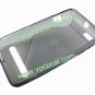 S Line TPU Protective Case Cover Skin for Motorola XT390 Clear Gray