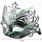 Retro Crown Carnival Halloween Venetian Masquerade Ball Party Mask Silver