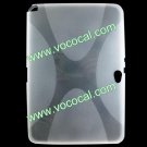 X Line TPU Case Cover Skin for Samsung Galaxy Note 10.1 N8000 Clear White