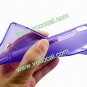 S Line Soft TPU Case Cover Skin for Sony Xperia GX LT29i Purple