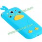 Cute 3D Chicken Silicone Case Cover Skin for Samsung Galaxy S3 i9300 Blue