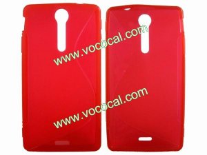 S Line Soft TPU Case Cover Skin for Sony Xperia GX LT29i Red