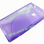 S Line Soft Flexible TPU Case Cover Skin for LG Optimus L3 E400 Purple