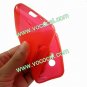 Soft Flexible TPU Case Cover Skin for Samsung Galaxy S Advance i9070 S Line Red