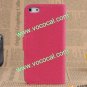PU Leather Protective Book Case Cover for iPhone 5 With Card Holder Rose