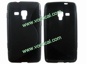 S Line Soft Flexible TPU Case Cover Skin for Samsung Omnia M S7530 Black