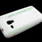 S Line Soft Flexible TPU Case Cover Skin for Samsung Omnia M S7530 White