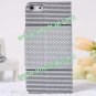 Fresh Basketball Grain Flip Stand PU Leather Case Cover Skin for iPhone 5 Black