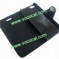 Fresh Basketball Grain Flip Stand PU Leather Case Cover Skin for iPhone 5 Black