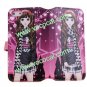 Luxury Beauty Girl PU Leather Wallet Case Cover for iPhone 5 with Card Holder