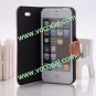 PU Leather Protective Book Stand Case Cover Pouch for iPhone 5 With Map Pattern