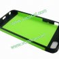 TPU + PC Hard Protective Case Cover Skin for iPhone 5 Green + Black