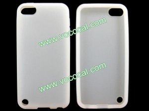 Soft Silicone Protective Case Cover Skin for iPod Touch 5 Clear White