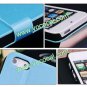 Wire Drawing PU Leather Flip Stand Case Cover Skin for iPhone 5 Purple