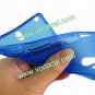 S Line Soft Flexible TPU Case Cover Skin for Sony Xperia Sola MT27i Blue