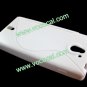 S Line Soft Flexible TPU Case Cover Skin for Sony Xperia Sola MT27i White