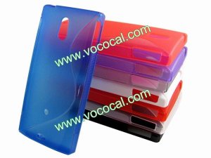 S Line TPU Protective Case Cover Skin for Sony Xperia P LT22i