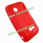 S Line Soft TPU Case Cover Skin for Sony Xperia Tipo ST21i Red