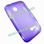 S Line Soft TPU Case Cover Skin for Sony Xperia Tipo ST21i Purple