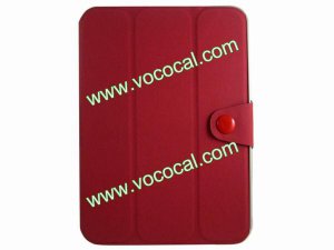 Hard Flip Stand Case Smart Cover for Amazon Kindle Fire HD 7" Red