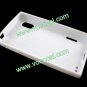 Soft Flexible TPU Case Cover Skin for LG Optimus L5 E610 E612 S Line White