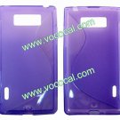 S Line Wave TPU Protective Case Cover Skin for LG P705 P700 Optimus L7