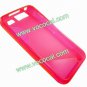 S Style Soft Flexible TPU Case Cover Skin for Motorola Atrix HD MB886 Rose
