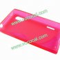Soft Flexible TPU Case Cover Skin for LG Optimus L5 E610 E612 S Line Rose