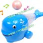 Blow Balloon Electronic Musical Fish Toy for Children Kids