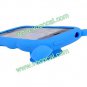 Cute Piggy 3D Pirate Pig Silicone Earphone Holder Case for iPhone 4 4S Blue