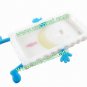 White 3D Sponge Cartoon Figure Detachable Silicone Case Cover for iPhone 4 4G 4S