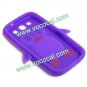 Cute 3D Cartoon Penguin Silicone Case Cover for Samsung Galaxy S3 i9300 Purple