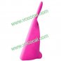 3D Cute Silicone Animal Rabbit Ear Case Stand Cover for iPhone 4 4S Rose