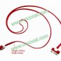 Dual Color Noodle Flat USB Data Cable Line Cord for iPhone 4 4S iPad 2 3