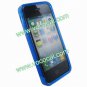 S Line Soft Flexible TPU Case Cover Skin for iPhone 5 Blue