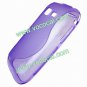 S Line Soft Flexible TPU Case Cover Skin for Samsung Galaxy Pocket S5300 Purple