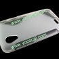 S Line Soft Flexible TPU Case Cover Skin for HTC Desire VT T328t Transparent
