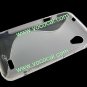 S Line Soft Flexible TPU Case Cover Skin for HTC Desire VT T328t Transparent