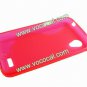 S Line Soft Flexible TPU Case Cover Skin for HTC Desire VT T328t Pink