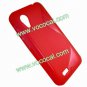 S Line Soft Flexible TPU Case Cover Skin for HTC Desire VT T328t Red
