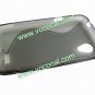 S Line Soft Flexible TPU Case Cover Skin for HTC Desire VT T328t Clear Grey