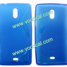S Line Soft TPU Case Cover Skin for Sony Xperia Z LT30p Blue