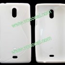 S Line Soft TPU Case Cover Skin for Sony Xperia Z LT30p White