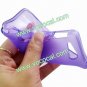 S Line Soft Flexible TPU Case Cover Skin for Sony Xperia Go ST27i Purple