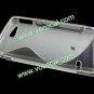 S Line Soft Flexible TPU Case Cover Skin for Sony Xperia Go ST27i Clear White