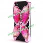 Fancy Butterfly Electroplate PC Case Cover Skin for iPhone 4 4S