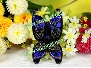 Fancy Butterfly Electroplate PC Case Cover Skin for iPhone 4 4S