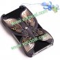 Fancy Butterfly PC Electroplate Decorative Case Cover Skin for iPhone 4 4S