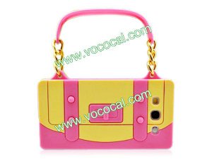Cute Handbag Silicone Case Cover Skin for Samsung Galaxy S3 i9300 Pink